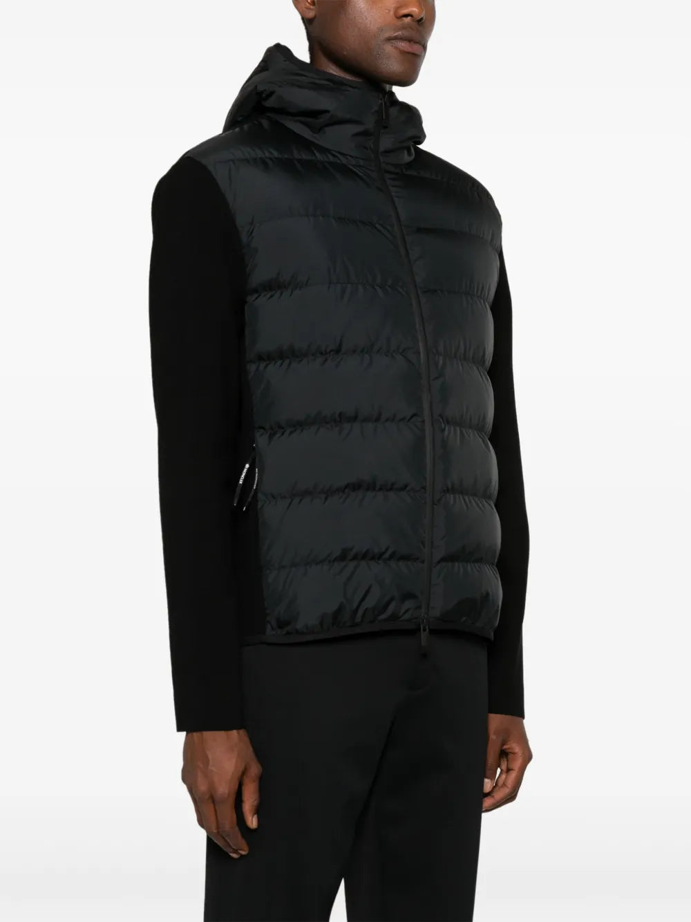 Jackets Two-material jacket Moncler Black Homme