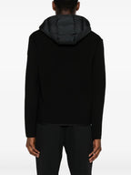 Jackets Two-material jacket Moncler Black Homme