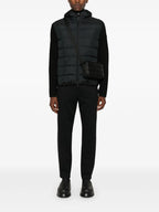 Jackets Two-material jacket Moncler Black Homme