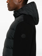 Jackets Two-material jacket Moncler Black Homme