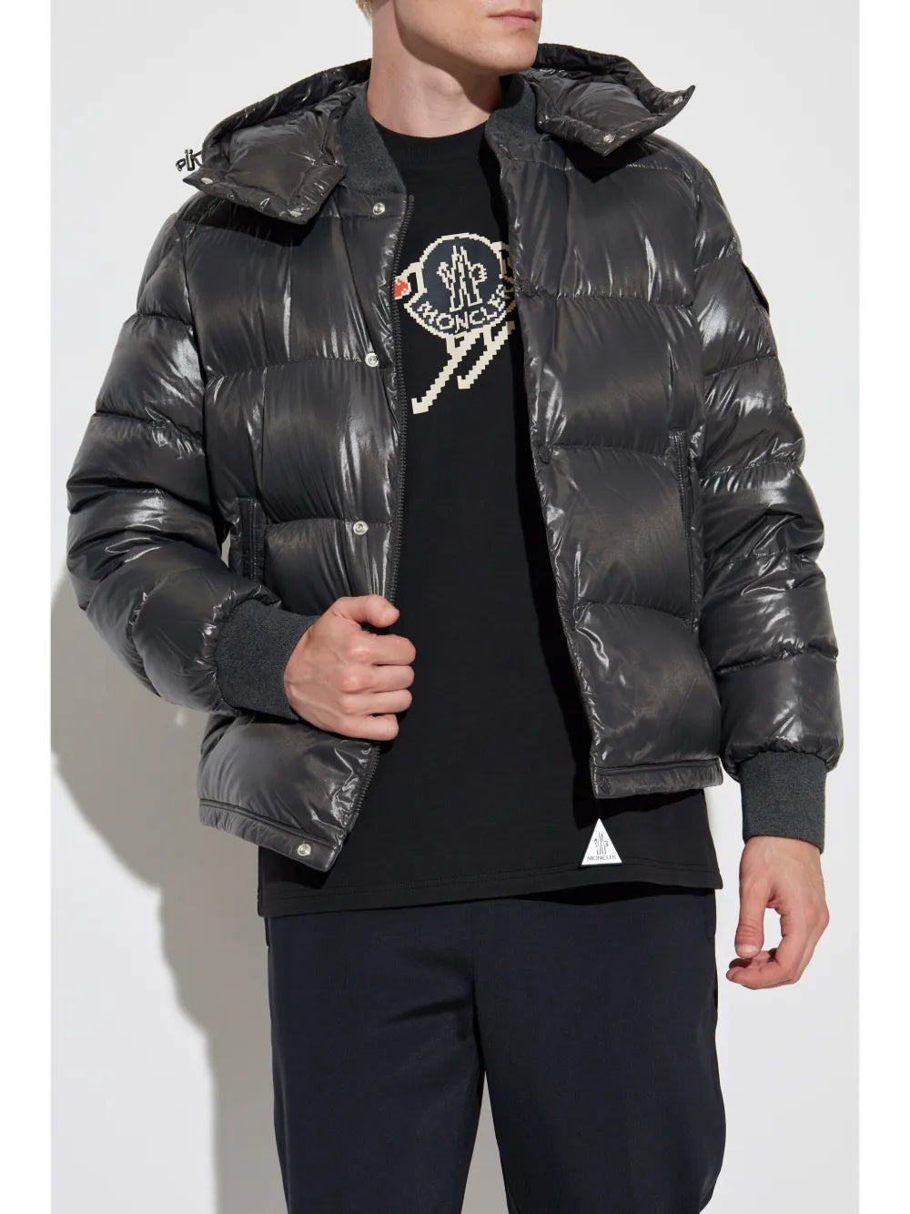 Manteaux Doudoune Maljasset Moncler Gris Homme