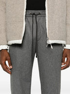 Trousers Sweatpants Moncler Gray Men