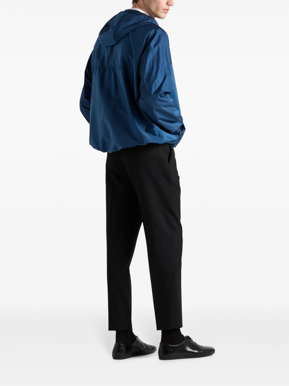 Vestes Coupe-vent en Re-Nylon Prada Bleu Homme