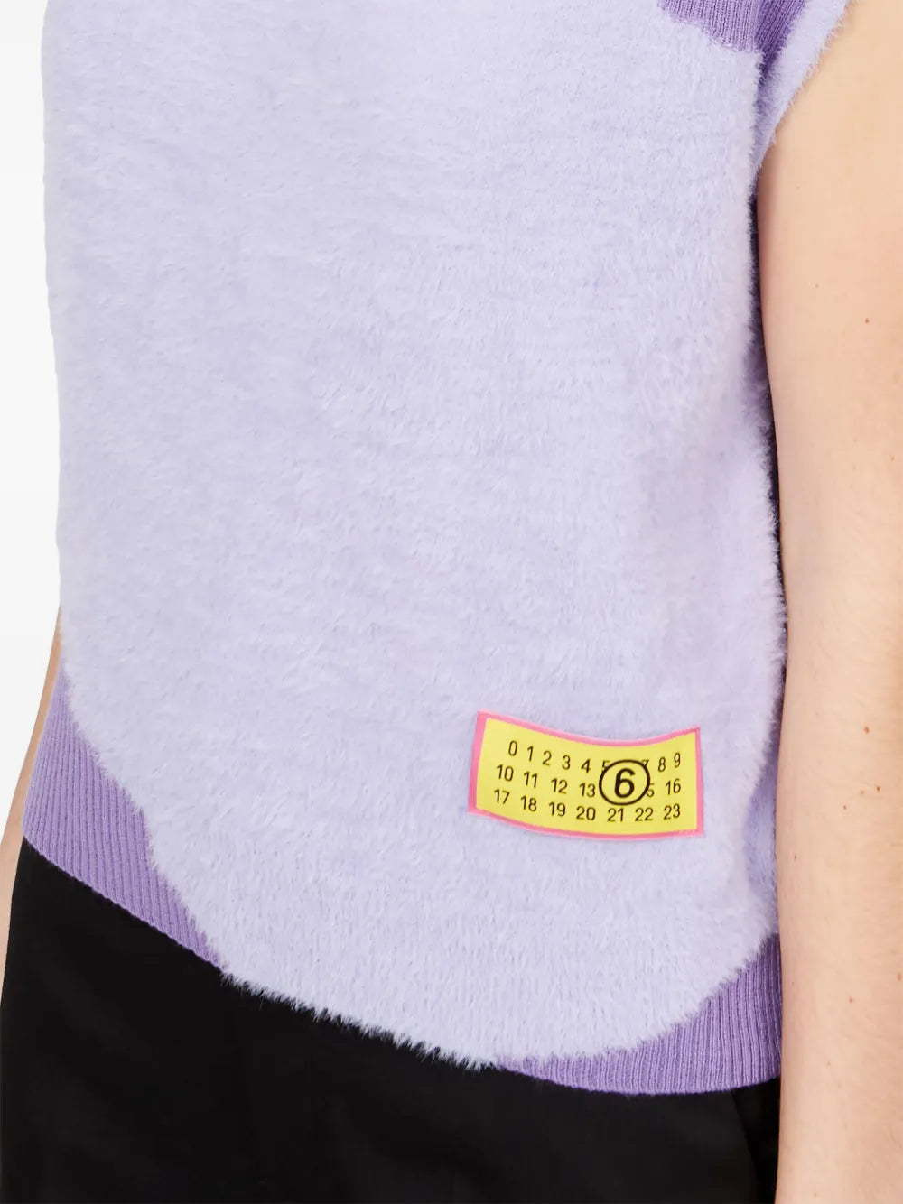 T-shirts Fleece T-shirt Mm6 Purple Femme