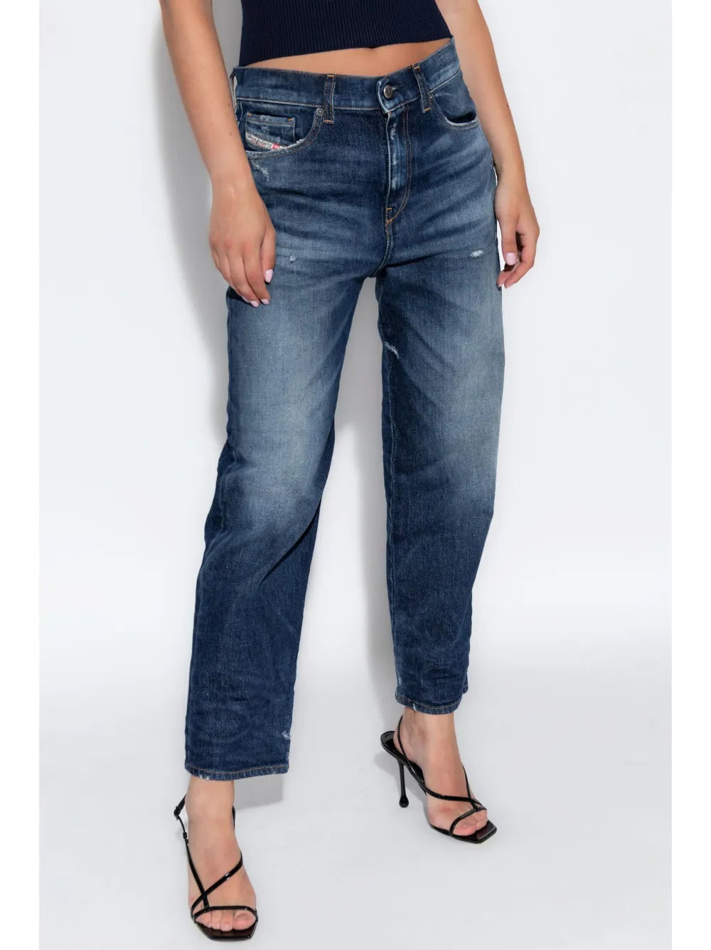 Pantalons Jean droit 2016 D-Air Diesel Bleu Femme