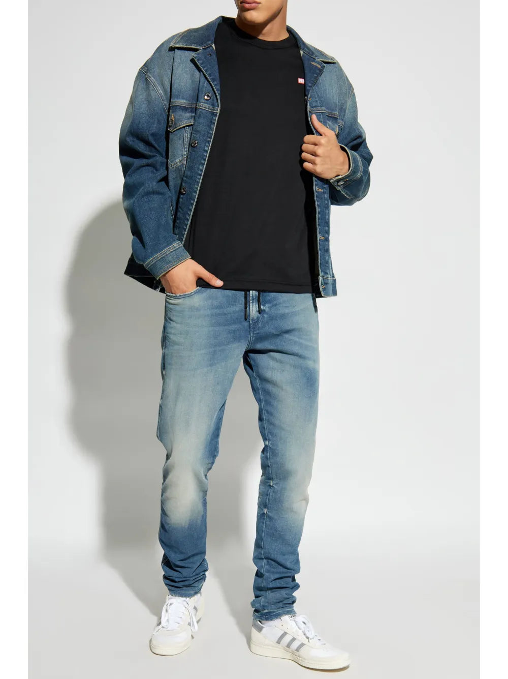 T-shirt T-shirt T-Miegor-K77 Nera Diesel Nero Uomo