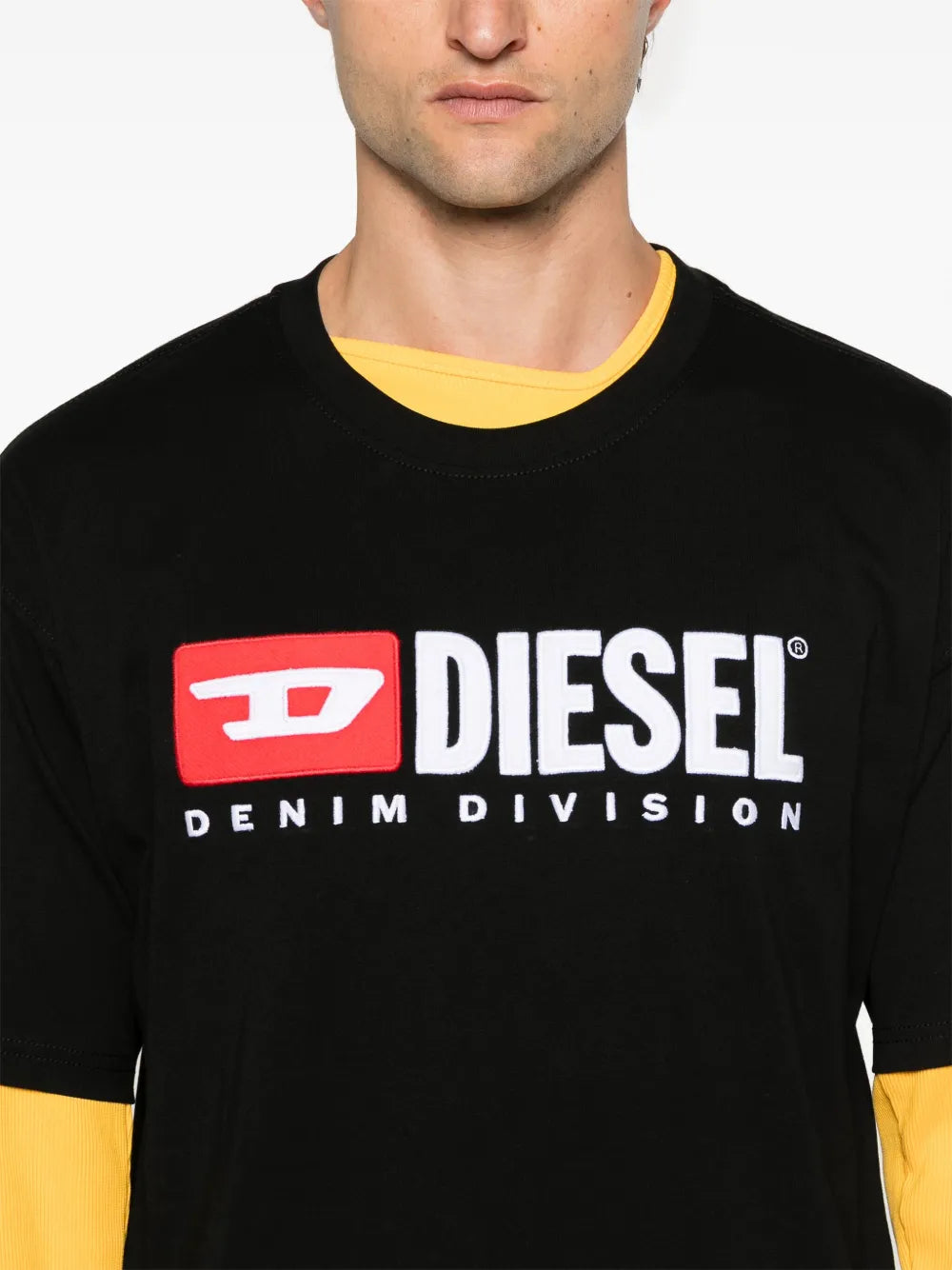 Polos T-shirt T-Boxt-Div Diesel Noir Homme