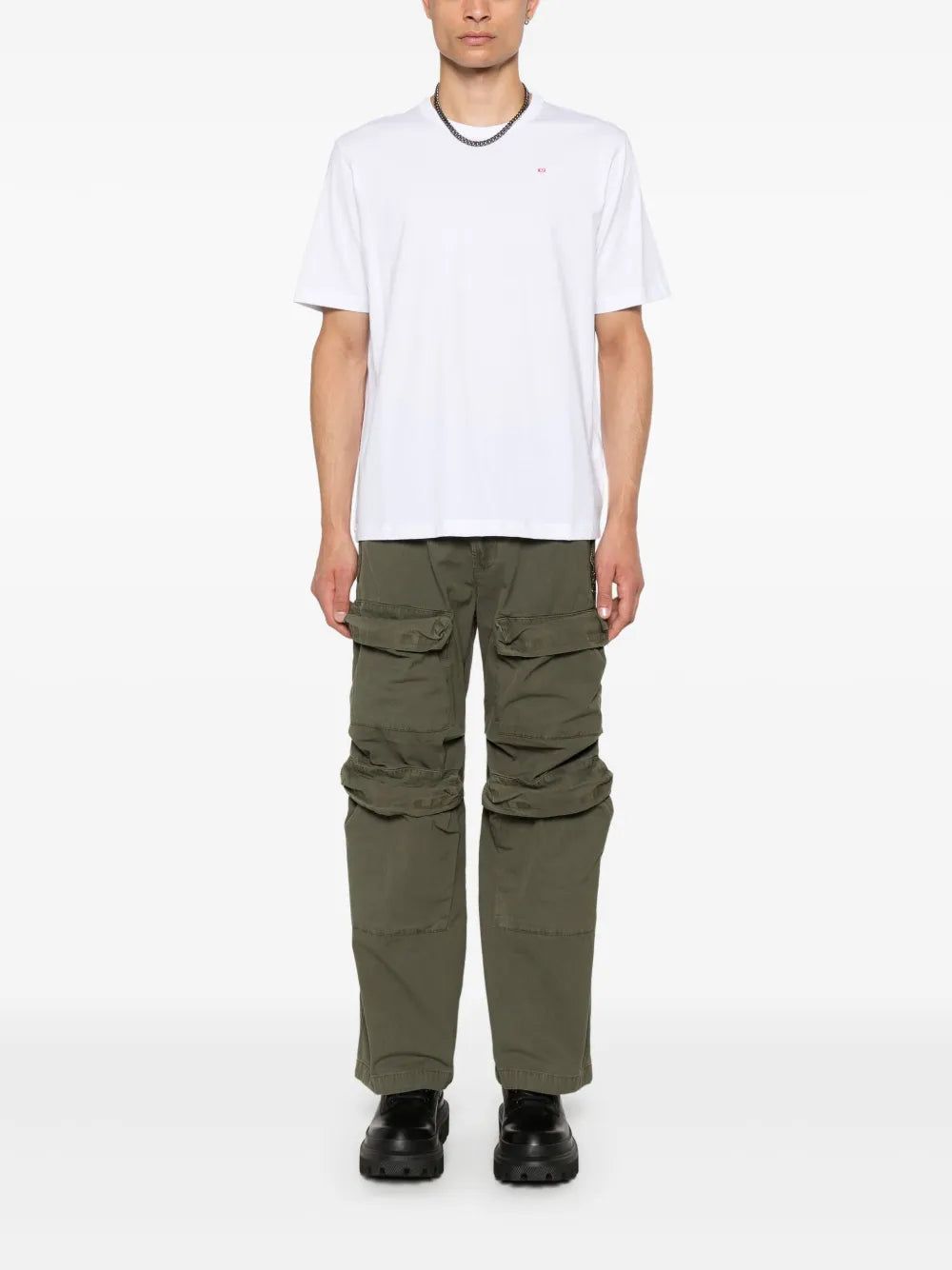 Image de l'article T-shirt T-Adjust-Microdiv de la marque Diesel pour Unisex - Saison Automne-Hiver 2025 - Vue de Dos