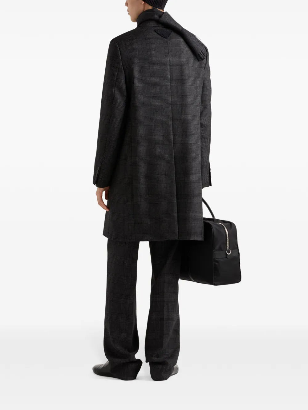 Coats Wool Coat Prada Gray Homme