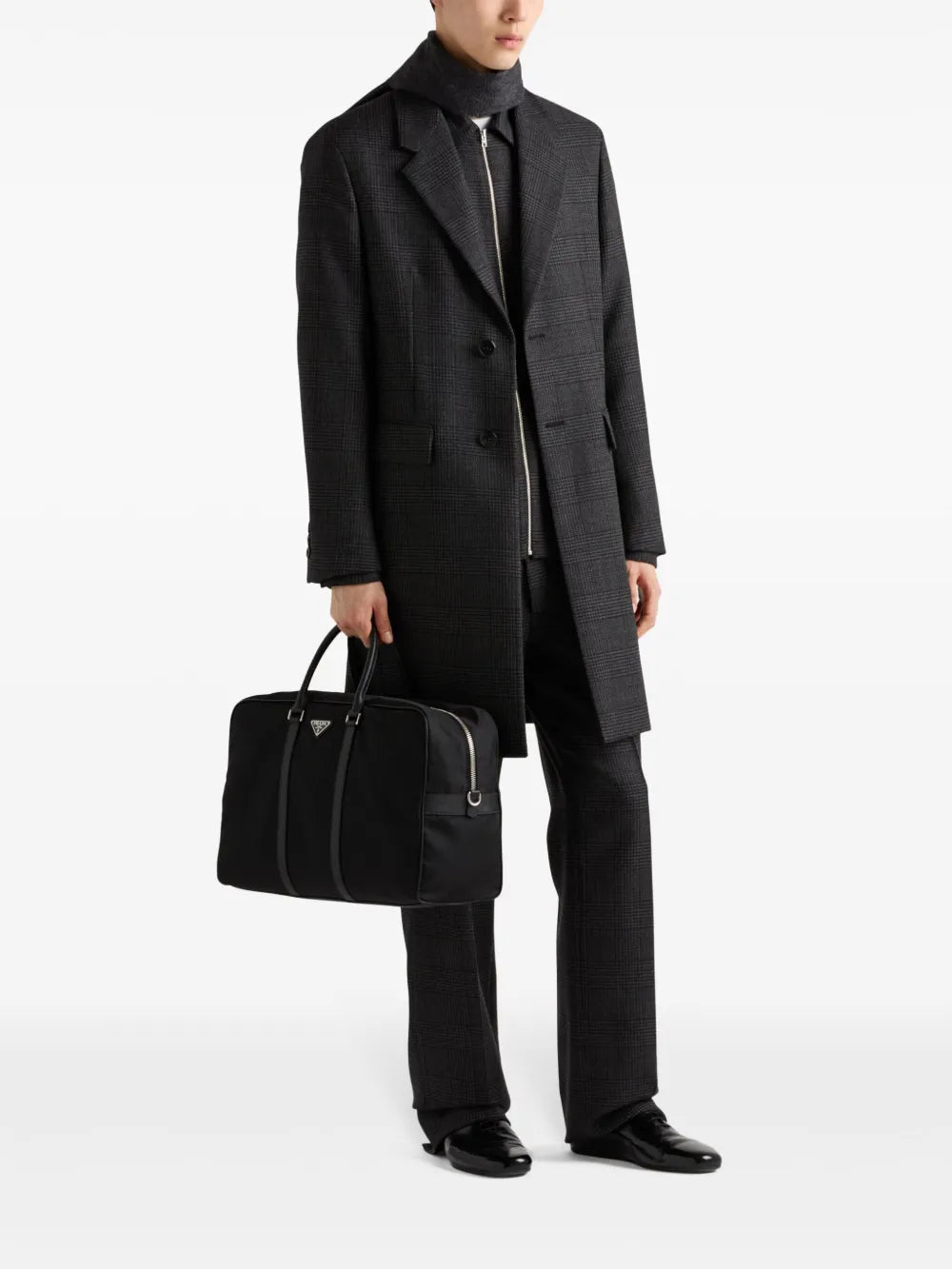 Coats Wool Coat Prada Gray Homme