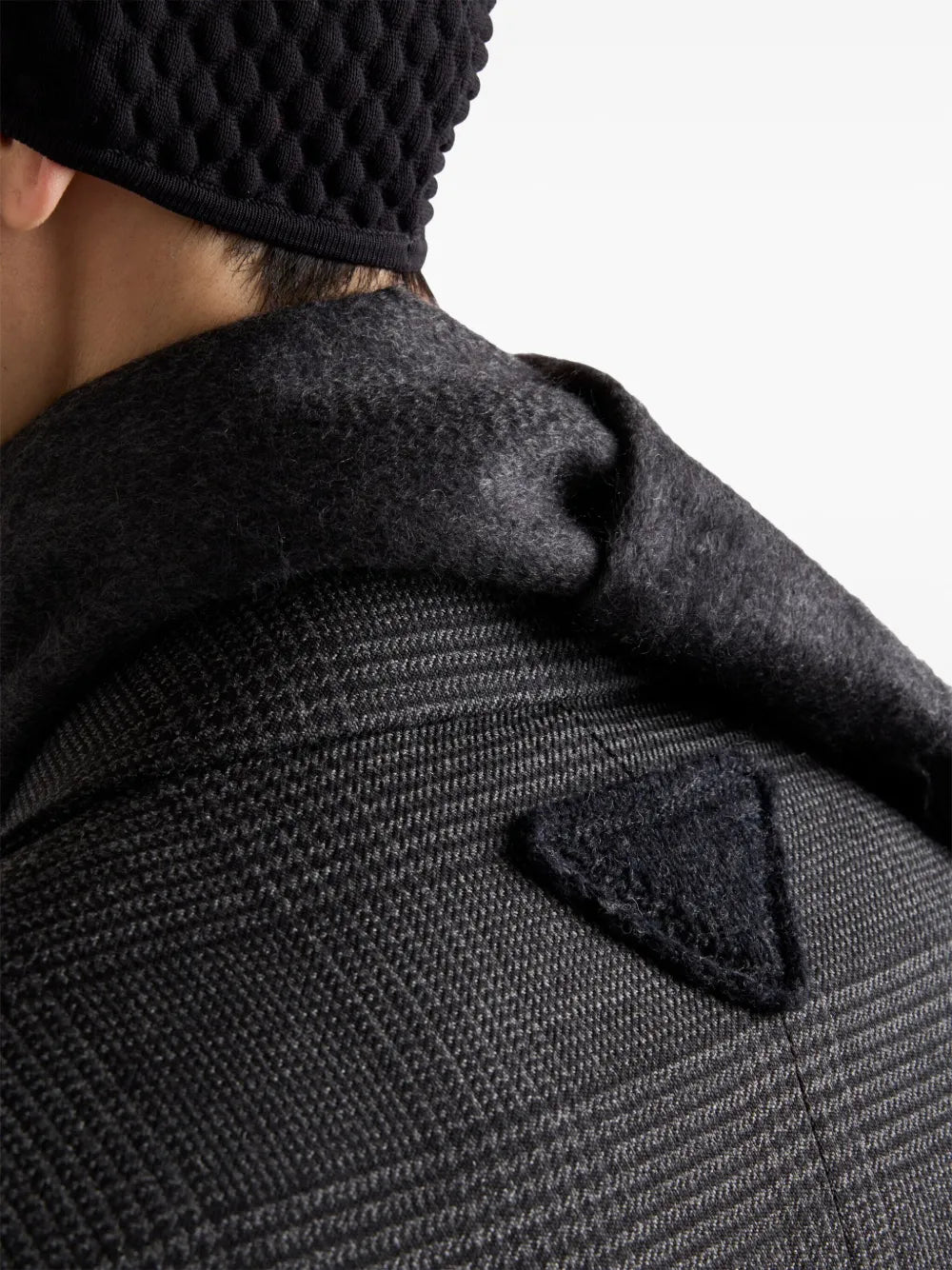 Cappotti Cappotto in Lana Prada Grigio Homme