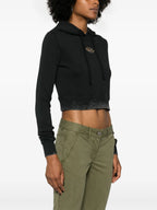 Sweatshirts Hoodie F-Slimmy-Hood-P5 Diesel Schwarz Femme