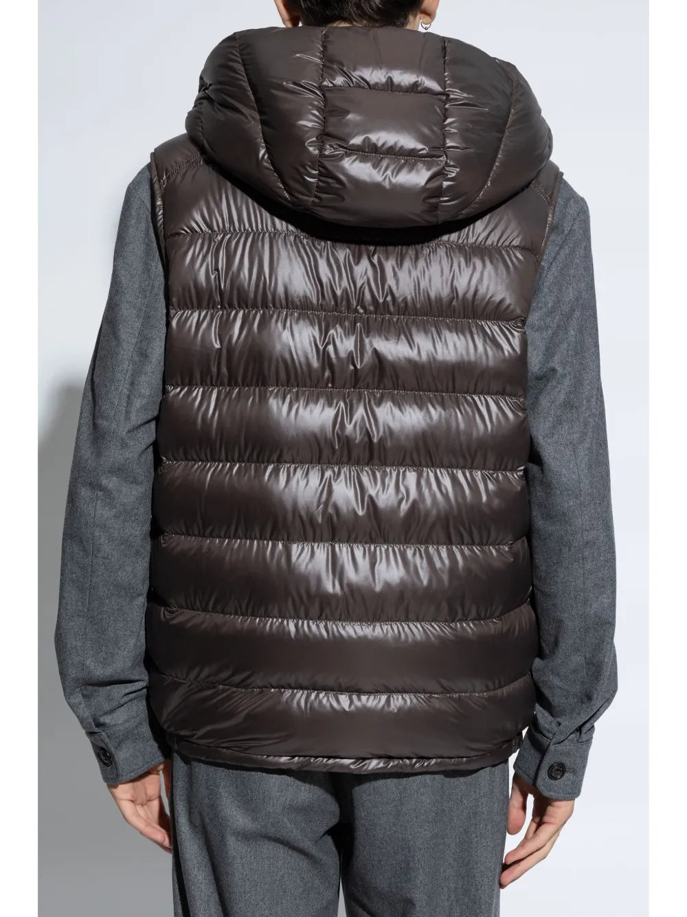 Vestes Doudoune Barant sans manches Moncler Marron Homme