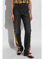 パンツ バロッコジーンズ Versace 黒 Femme