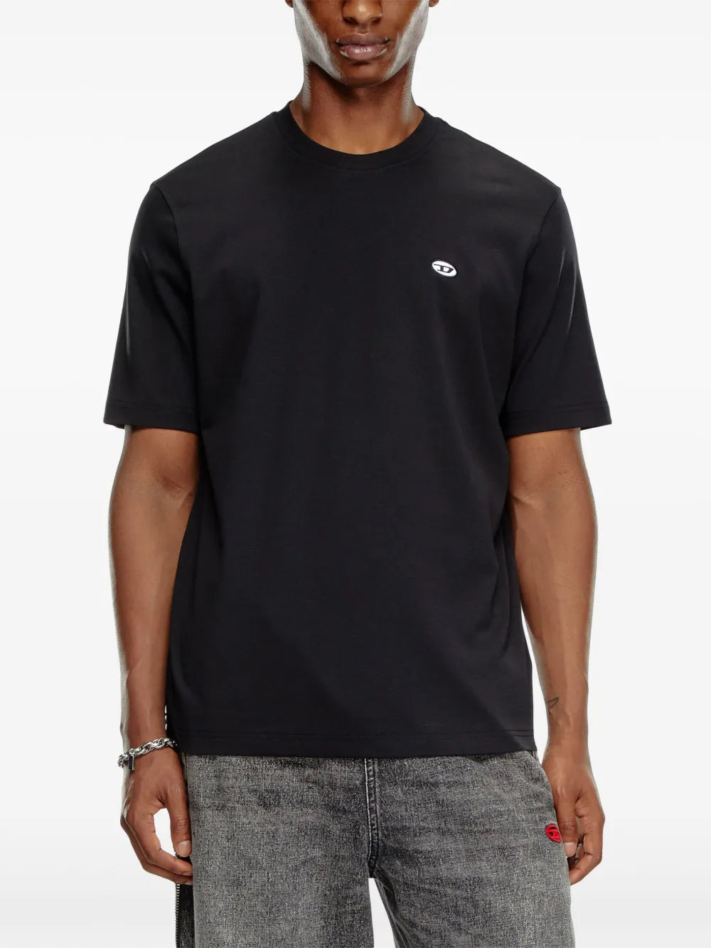 T-shirts T-shirt T-Adujstal-Doval Diesel Noir Homme