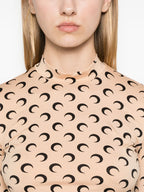 Imagen del artículo Top Jersey Moon de la marca Marine Serre para Mujer - Temporada Otoño-Invierno 2025 - Vista Detallada_5