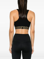 Top Reggiseno Sportivo Medusa Versace Nero Femme