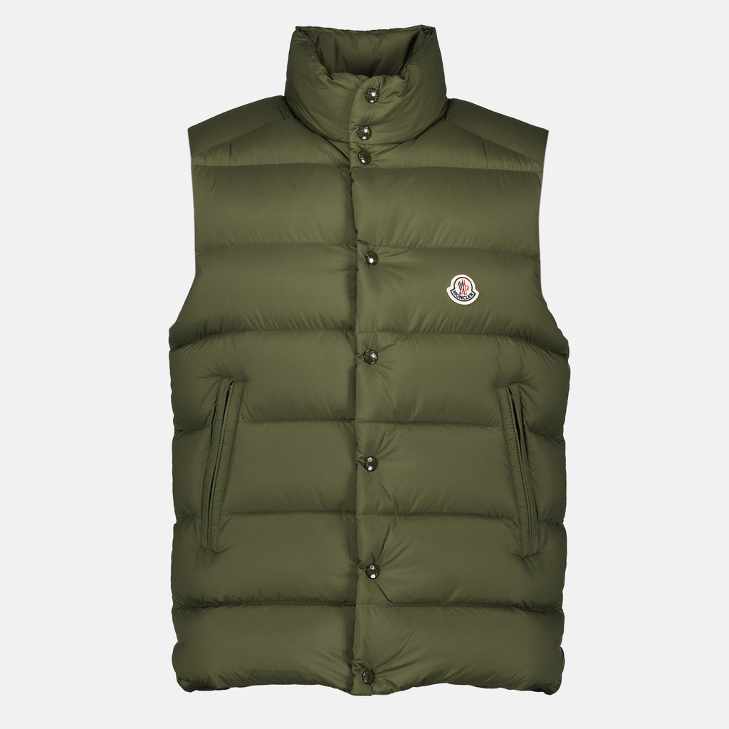 Vestes Tibb Sleeveless Down Jacket Khaki Moncler Kaki Homme