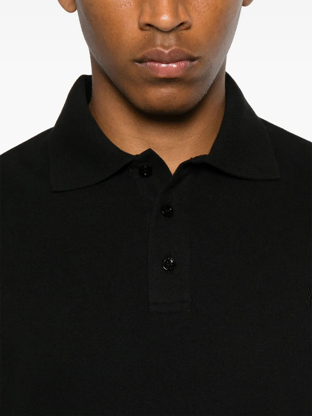 Polo shirts Cassandre Polo Saint Laurent Black Homme