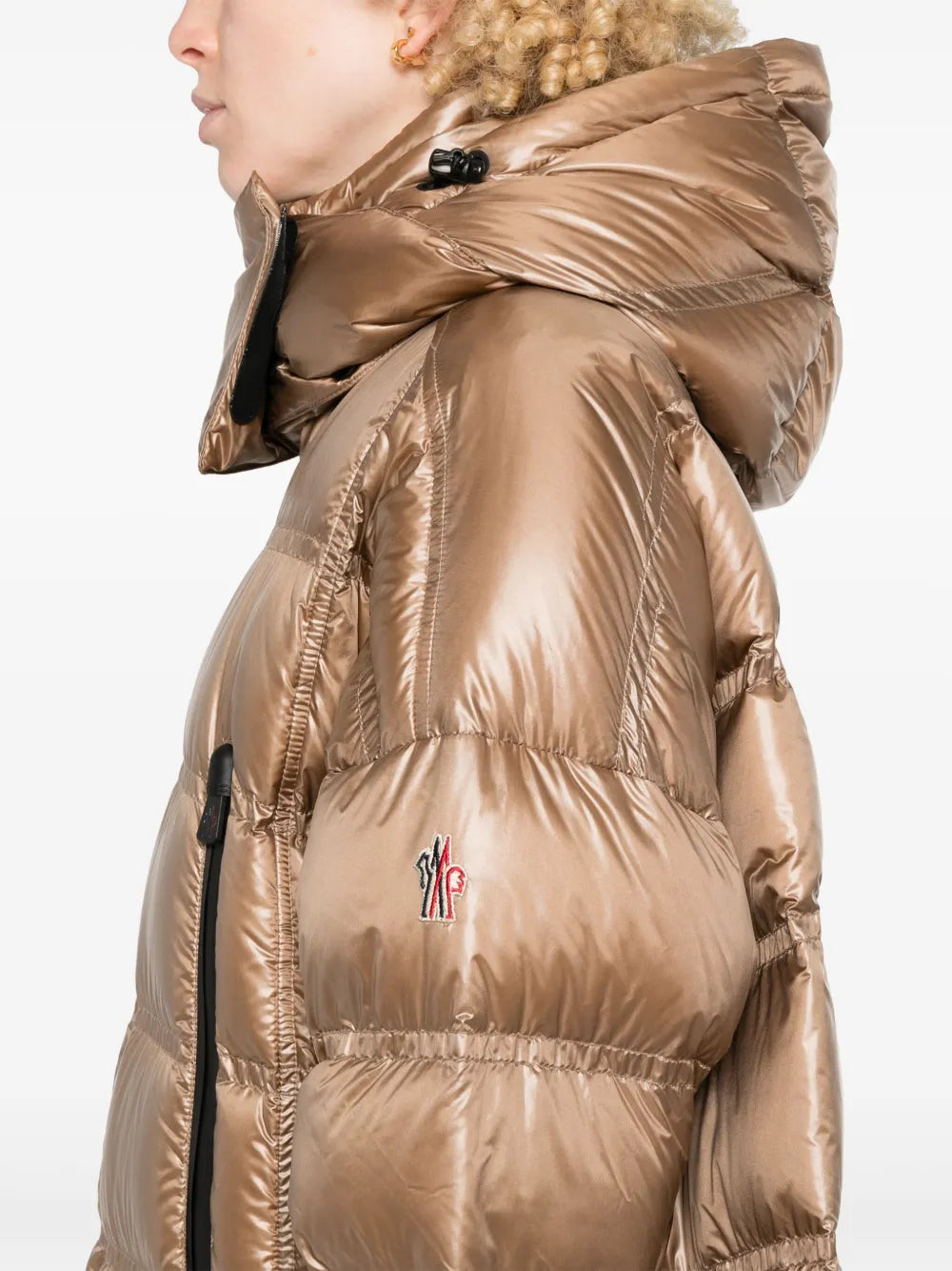 Manteaux Doudoune Rochelairs Moncler Grenoble Beige Femme