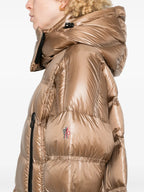 Manteaux Doudoune Rochelairs Moncler Grenoble Beige Femme