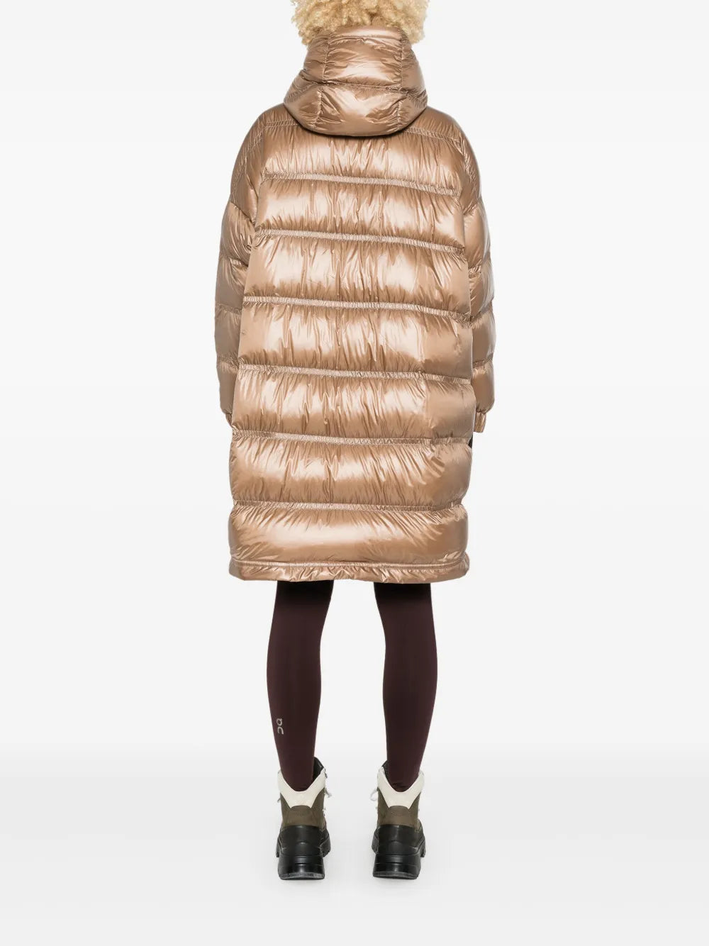 Manteaux Doudoune Rochelairs Moncler Grenoble Beige Femme