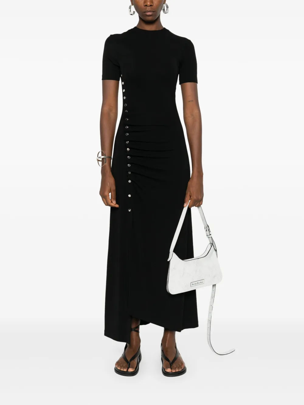 Image of the item Long Draped Dress by Rabanne for Women - Fall-Winter 2025 - Back View
