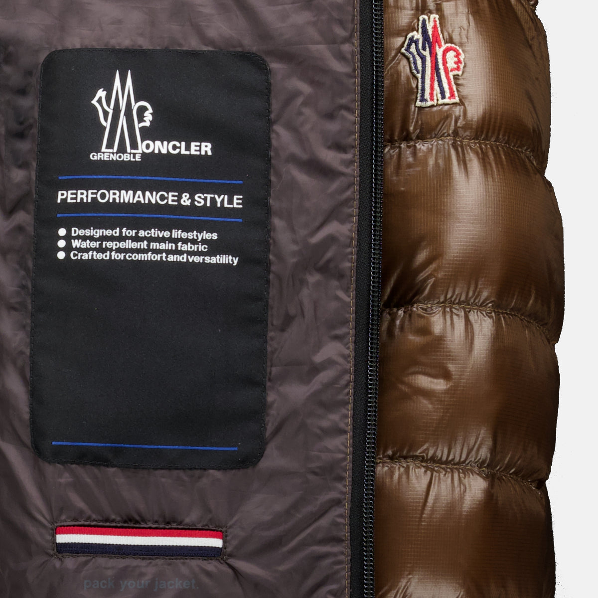 Manteaux Giacca da Sci Hers Marrone Moncler Grenoble Marron Homme