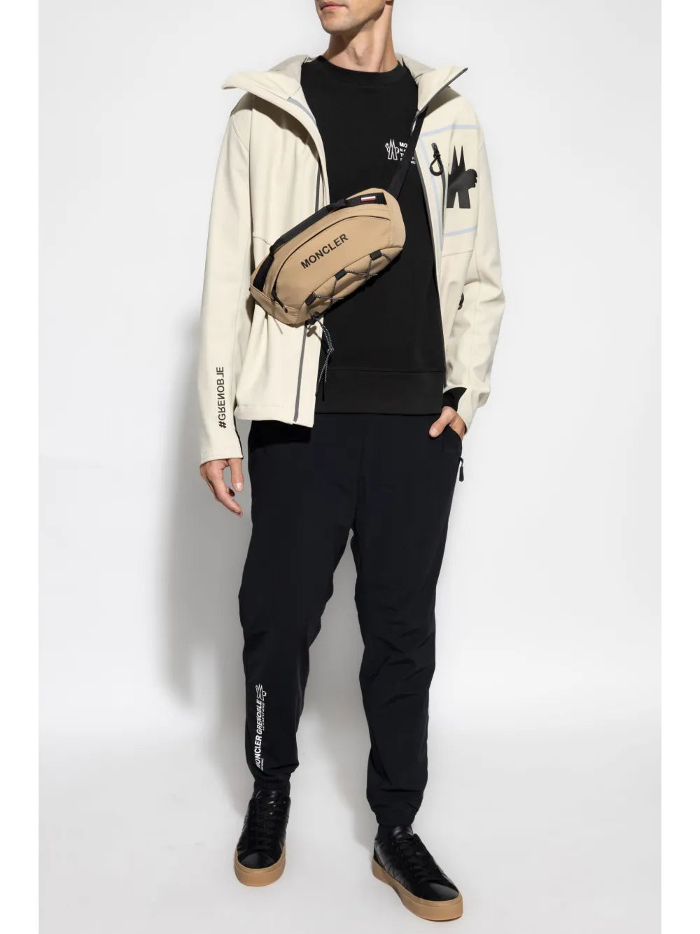 Pantaloni Pantaloni da jogging in nylon Moncler Grenoble Nero Homme