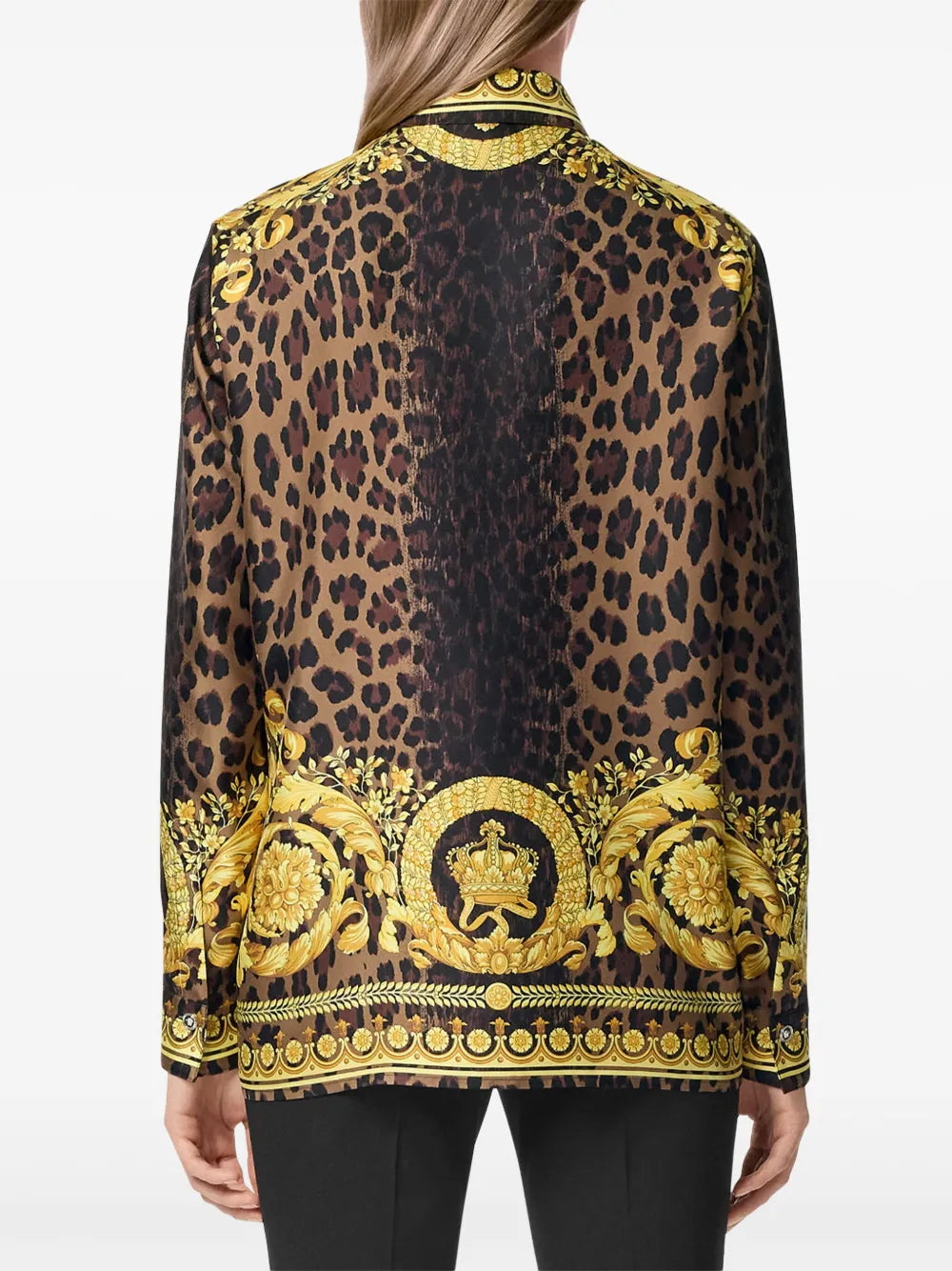 Chemises Chemise Wild Barocco Versace Jaune Femme