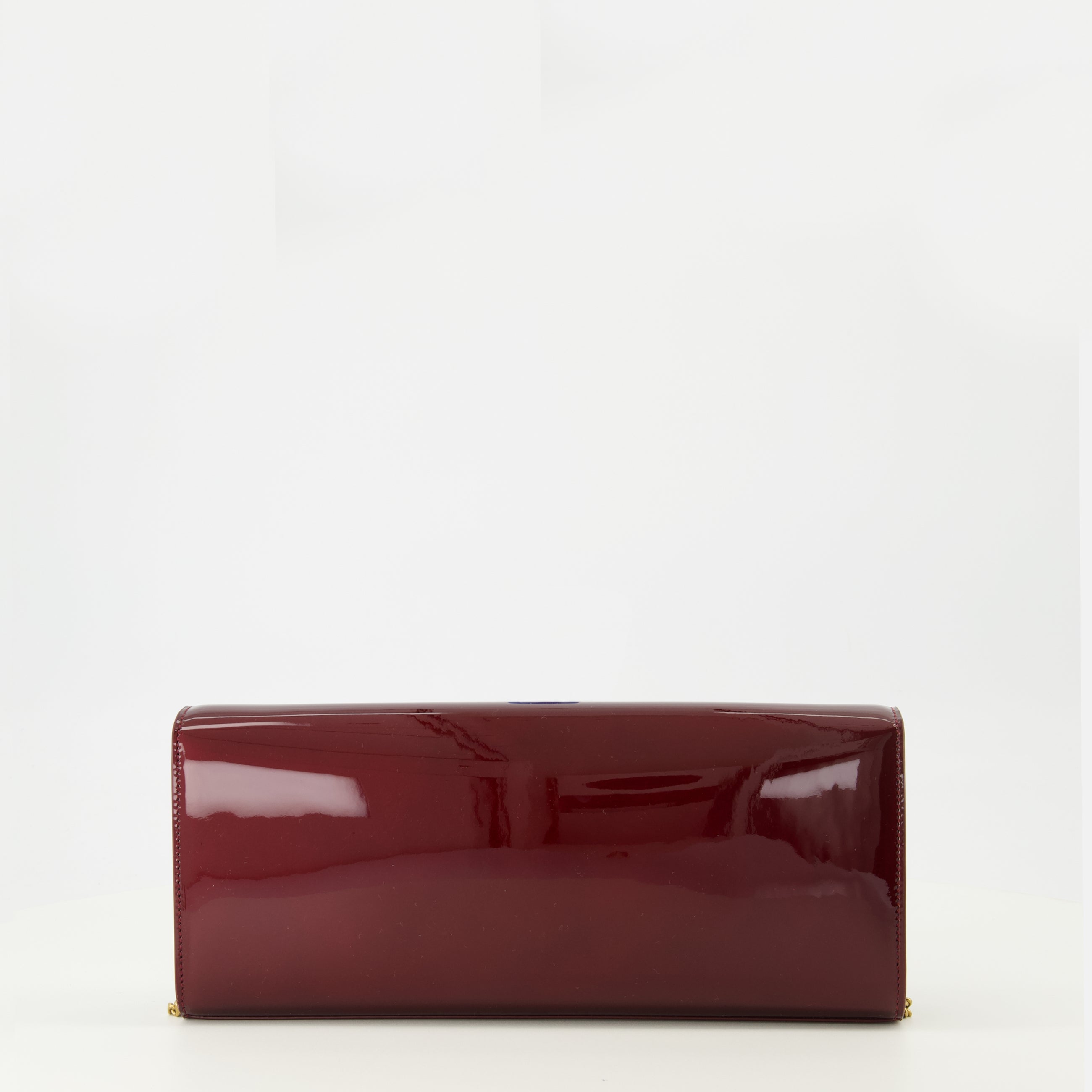 Sacs à main et épaule Bolsa Clutch Kate em Couro Patente Bordeaux Saint Laurent Bordeaux Femme