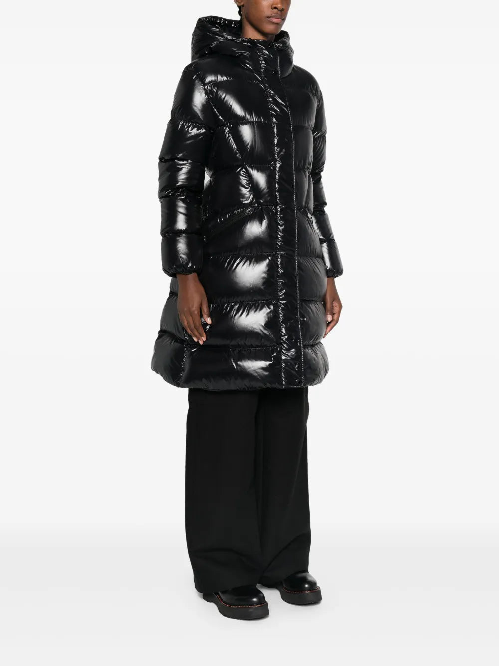 Manteaux Doudoune Bellevue Moncler Noir Femme
