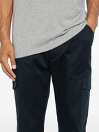 Hosen Gabardine-Hose Moncler Dunkelblau Homme