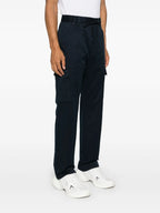 Hosen Gabardine-Hose Moncler Dunkelblau Homme