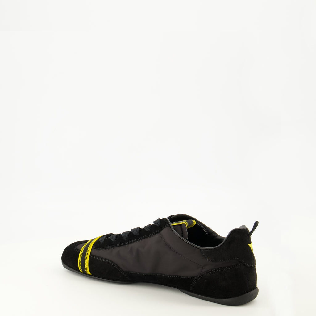 Baskets ブラックラップスニーカー Fendi Noir Homme