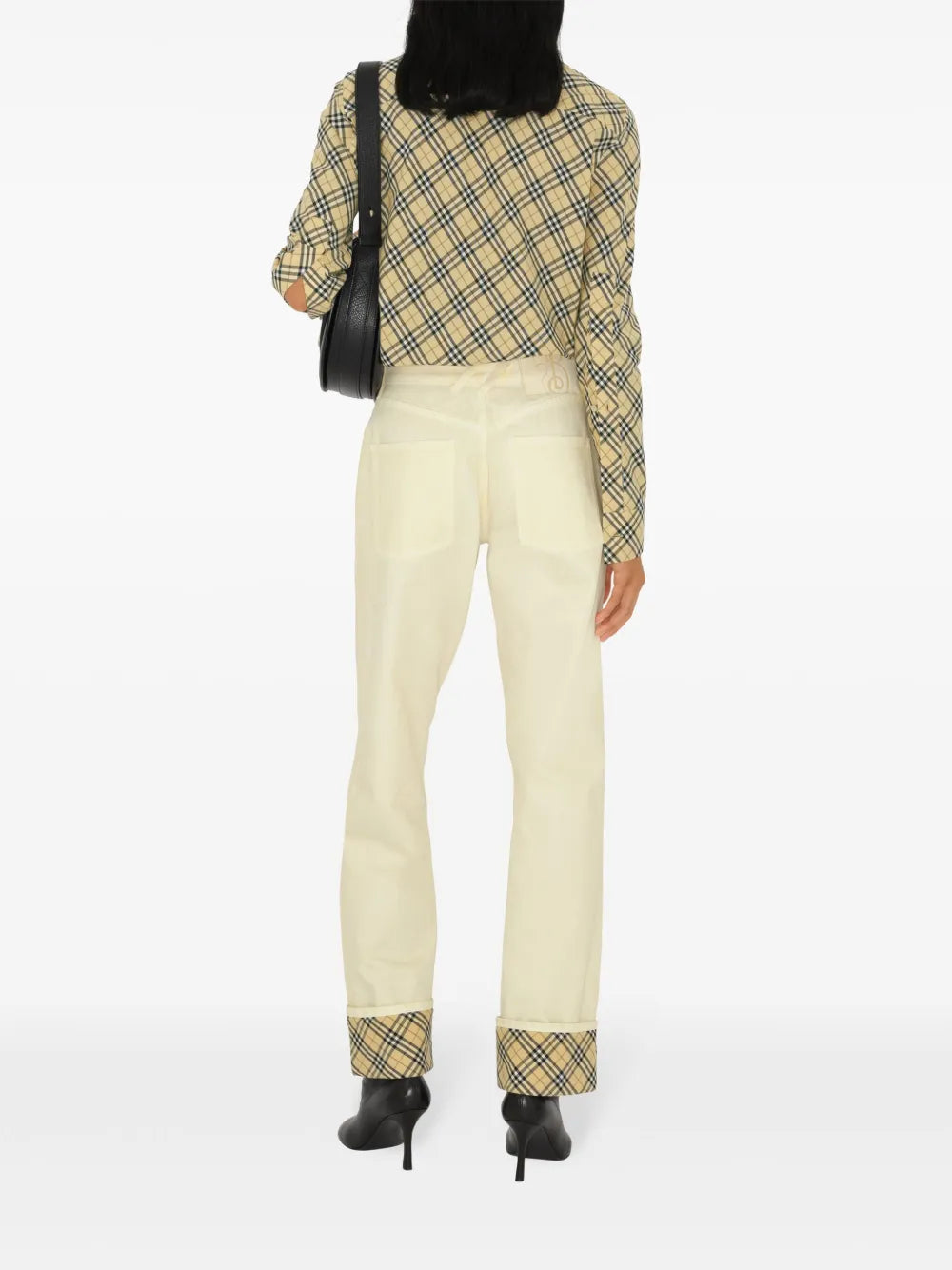 Shirts Checked Shirt Burberry Beige Femme