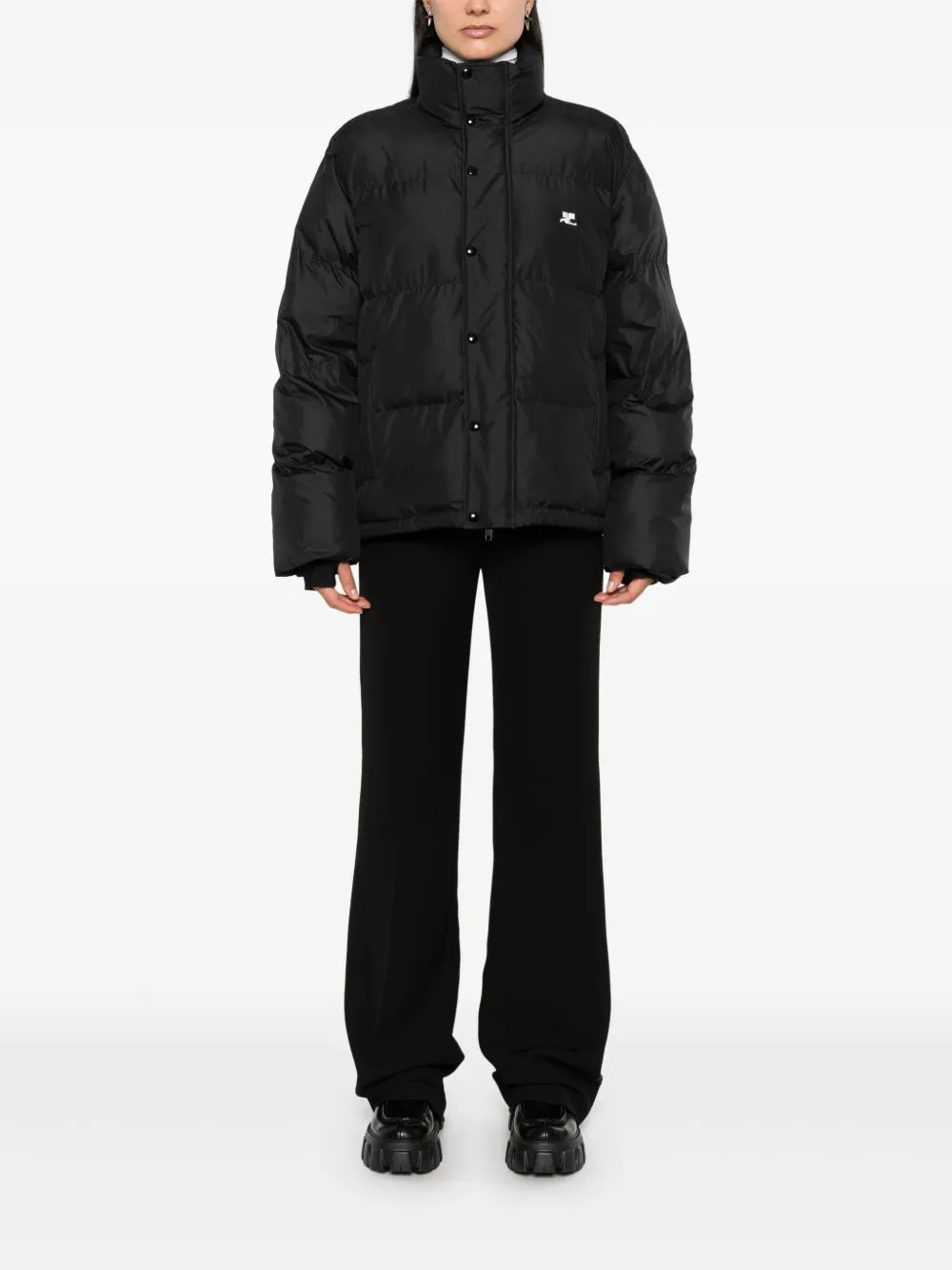 Coats AC Down Jacket Courrèges Black Men