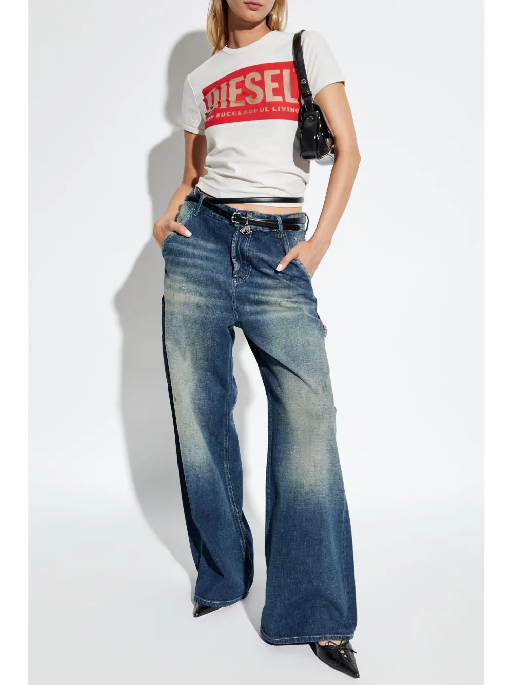 T-shirts T-Malun T-Shirt Diesel White Femme