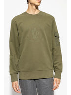 Sweatshirts Sweatshirt à poche Moncler Kaki Homme