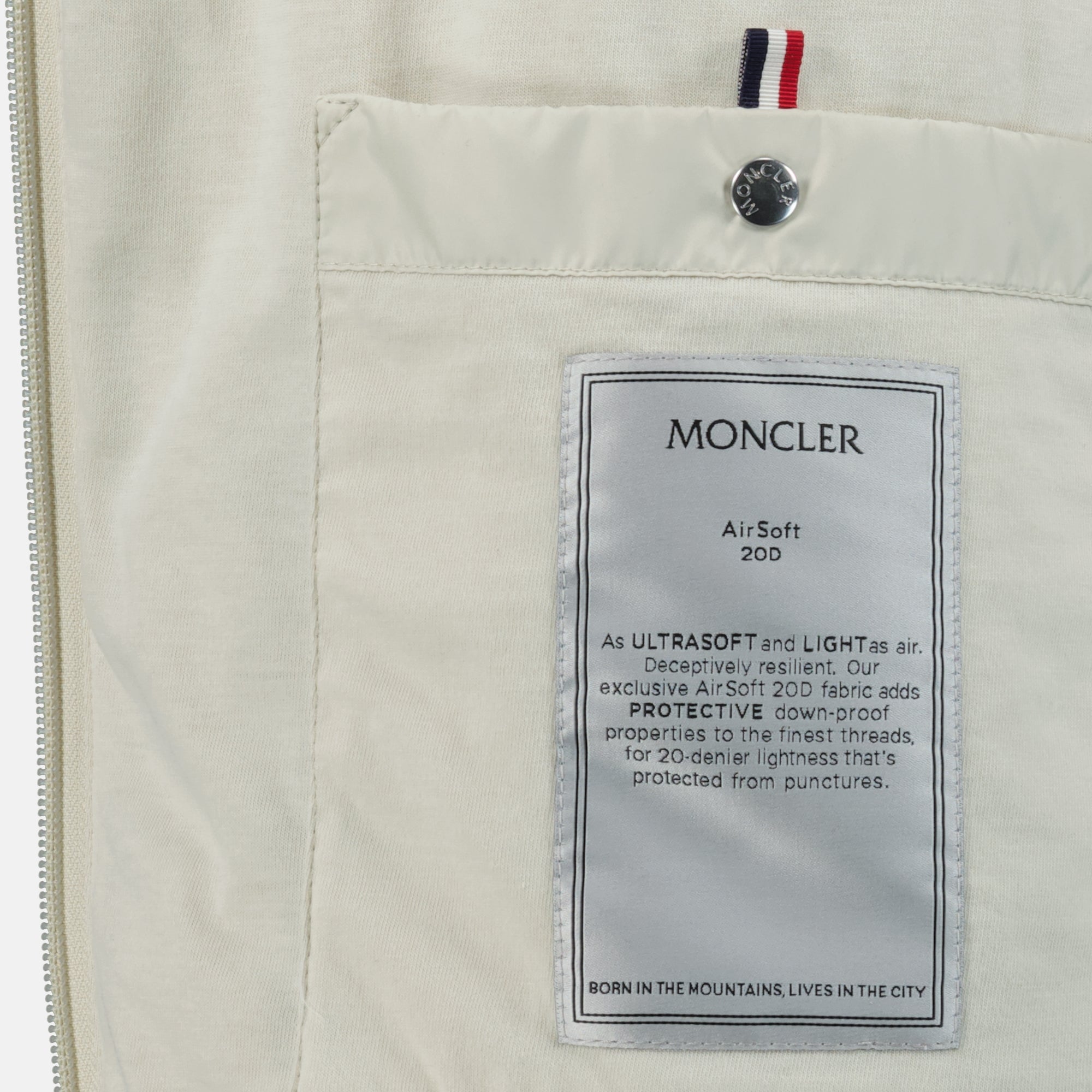 Chaquetas Cortavientos Domene Moncler Blanco Homme
