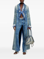 Pantalons Jean évasé D-Ebbey-FSF Diesel Bleu Femme