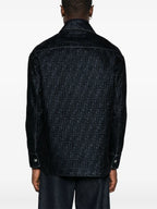 Shirts FF Denim Shirt Fendi Dark blue Homme