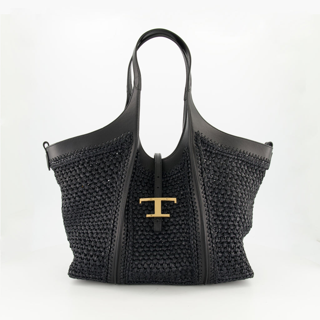 Tote bags T Timeless Tote Bag Tod's Black Femme