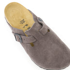 Scarpe aperte Mules Boston Birkenstock Marrone Femme