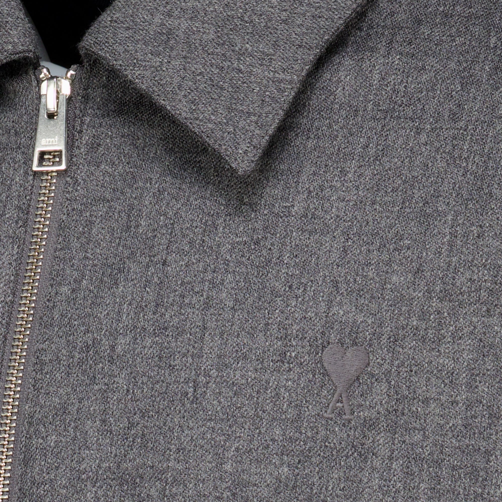 Vestes 회색 울 재킷 Ami PARIS Gris Homme