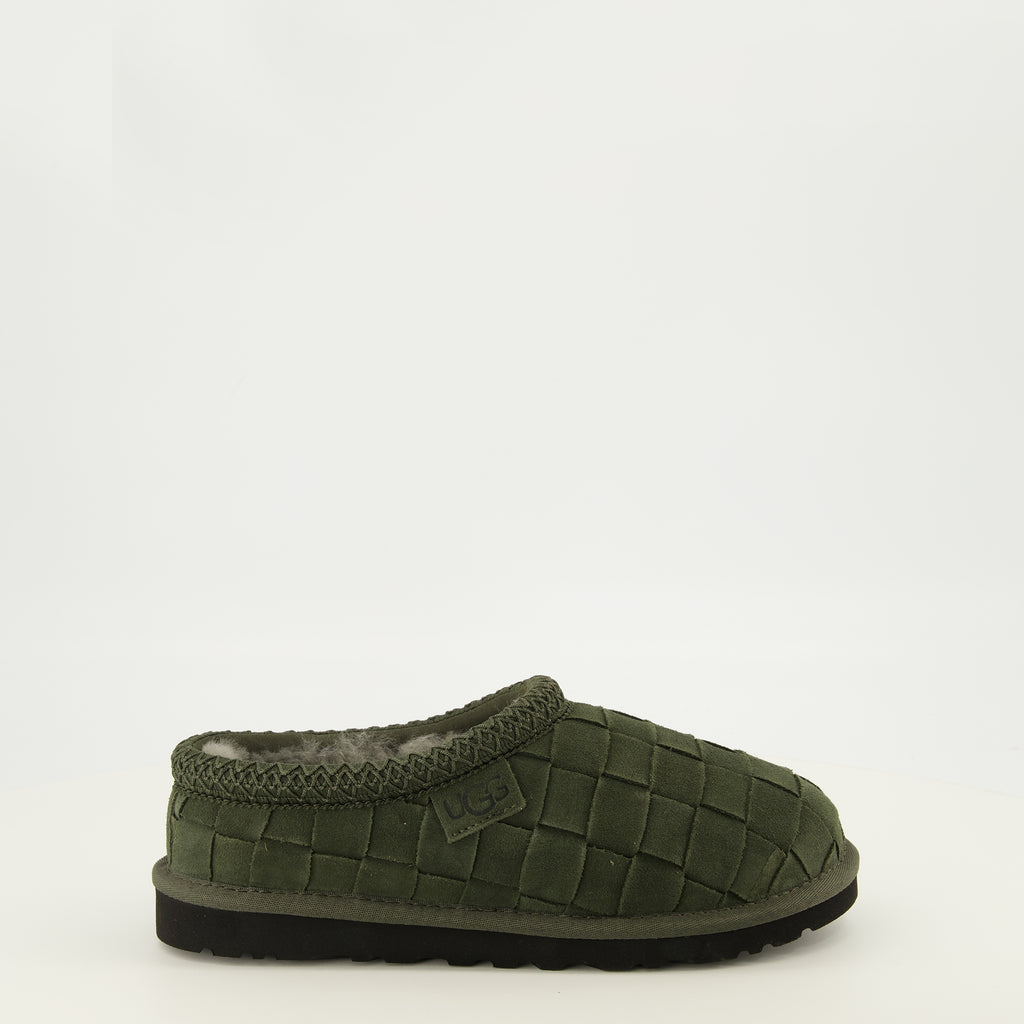 Chaussures ouvertes タズマン ウーブン カーキ ミュール Ugg Kaki Homme