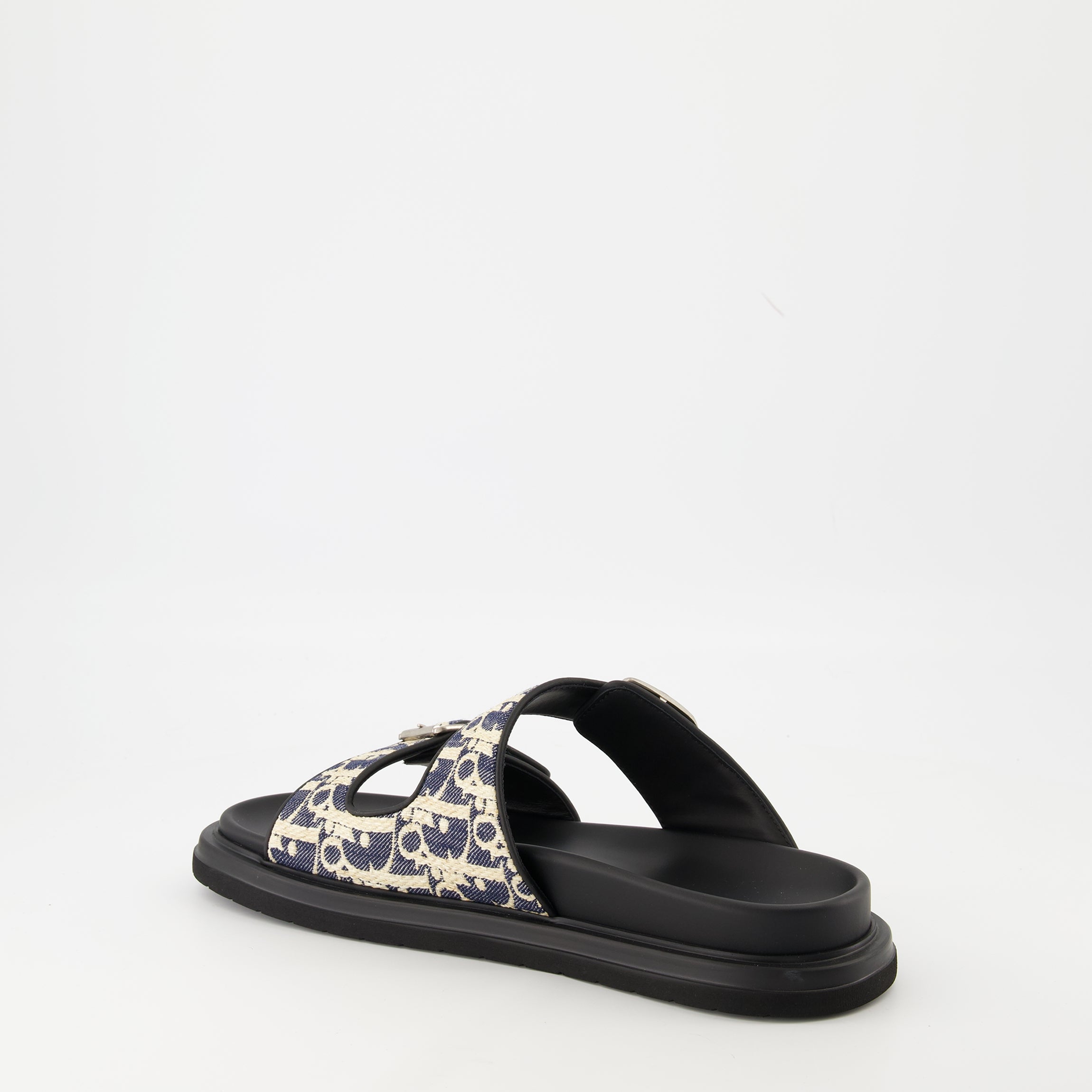 Chaussures ouvertes Sandales Dior Aqua Dior Bleu foncé Homme