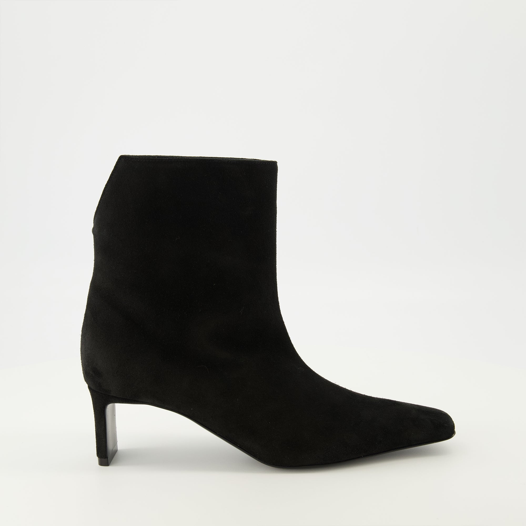 Image de l'article Bottines Ona noir de la marque Khaite pour Femme - Saison Automne-Hiver 2025 - Vue latérale droite