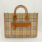 Tote bags Cabas Freya Burberry Beige Femme