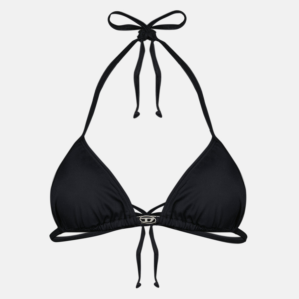 Image de l'article Haut de bikini Elettra en nylon noir de la marque Diesel pour Femme - Saison Printemps-Été 2026 - Vue de Face